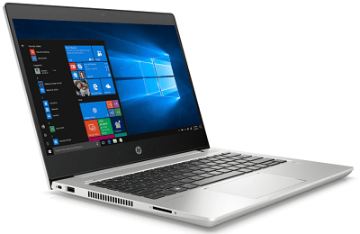 HP Probook 430 G7の外観・左斜め前から