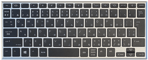 HP ProBook x360 435 G7のキーボード