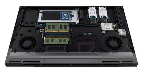 HP ZBook Fury 17 G7の内部