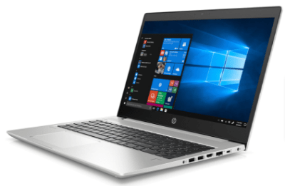 HP ProBook 450 G7の外観　右斜め前から