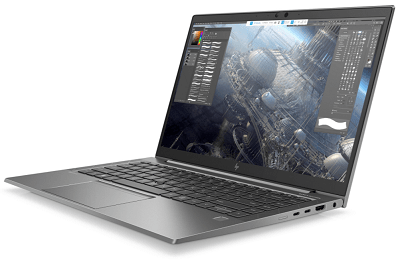 HP ZBook Firefly 14 G7の外観　右前から