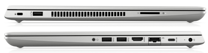 HP ProBook 450 G7のインターフェイス