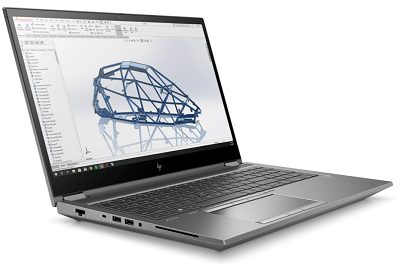 HP XBook Fury 15 G7　左斜め前