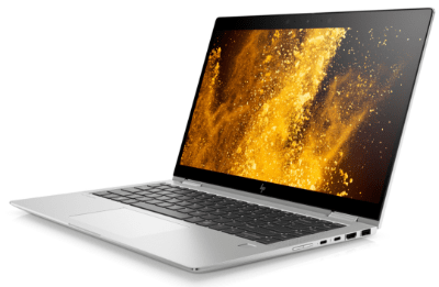 HP EliteBook x360 1040 G6の外観　右斜め前から