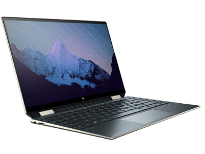 HP Spectre x360 13-aw2000の外観　左斜め前から