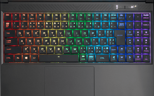 G-Tune H5のキーボード