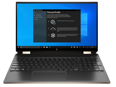 HP Spectre x360 15-eb1000の外観　正面