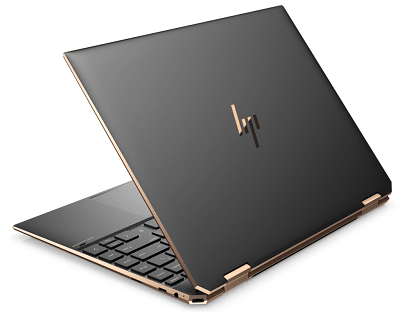 HP Spectre x360 14（2020年モデル）の外観　背面から