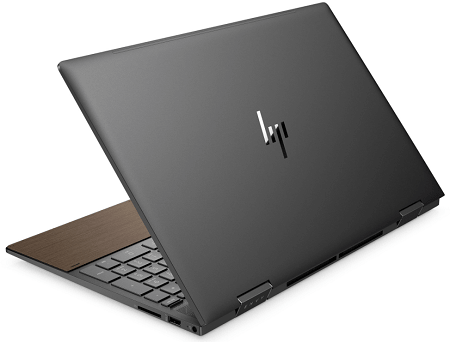 HP Envy x360 15-ed1000(インテル)の外観 背面