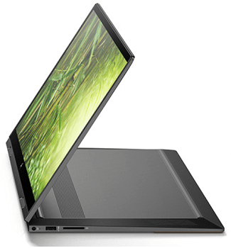 HP Envy x360 15-ed1000(インテル)ナイトフォールブラック＆ウッドカラー　スタンドモード