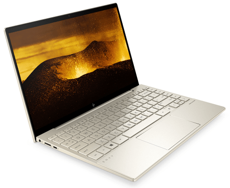 HP Envy 13-ba1000の外観　左斜め前