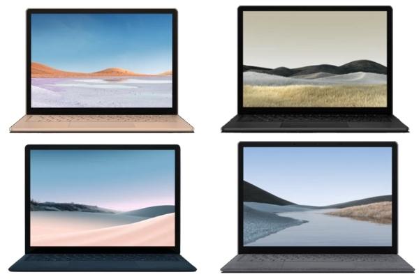 Surface Laptop 3　4種類のカラー