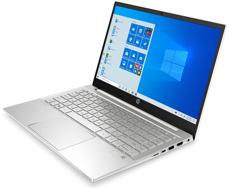 HP Pavilion 14-dv0000　右斜め前から