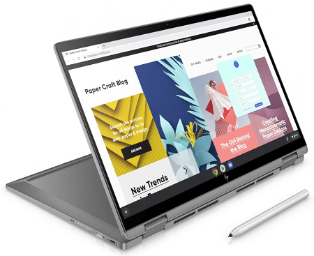 HP ChromeBook x360 14c　スタンドモード