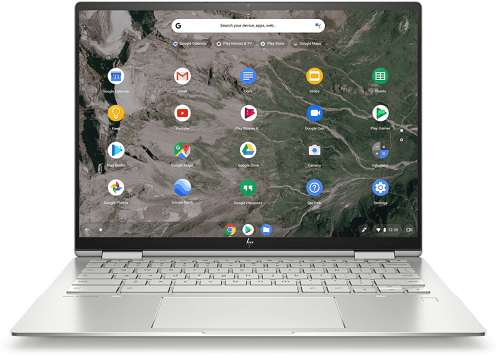 HP Chromebook x360 13cの外観　正面から