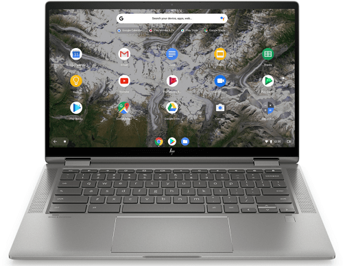 HP ChromeBook x360 14cの外観　正面