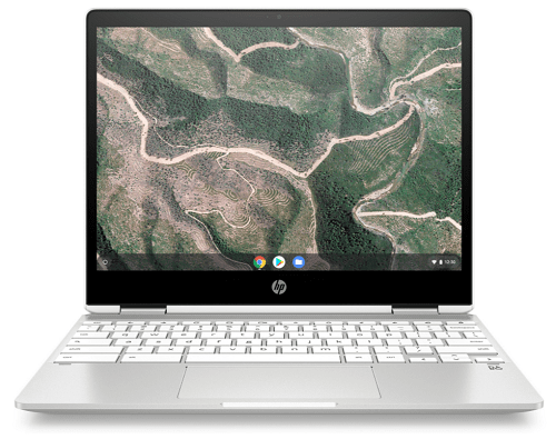 HP ChromeBook x360 12b-ca0000の外観　正面