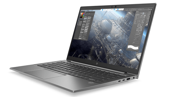 HP ZBook Firefly 14 inch G8の外観　右斜め前から