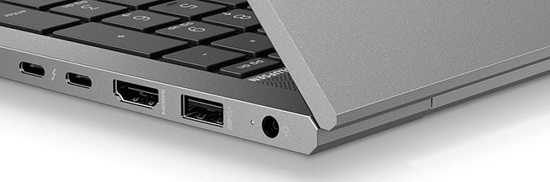 HP ZBook Firefly 15 G8の筐体のエッジ