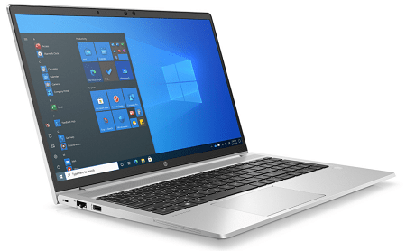 HP ProBook 650 G8 左斜め前から