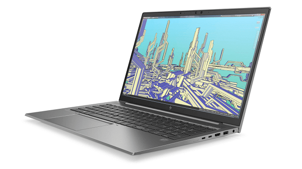 HP ZBook Firefly 15 G8　右斜め前から