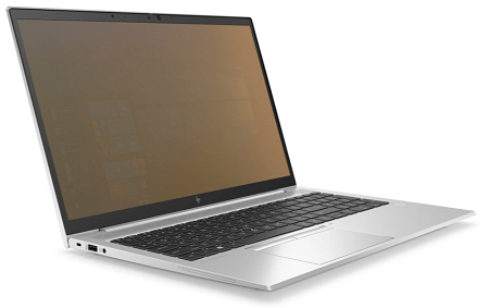 HP EliteBook 850 G7のディスプレイ　Sure Viewオン
