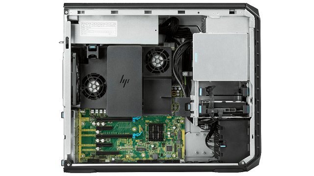 HP Z4 G4の筐体内部