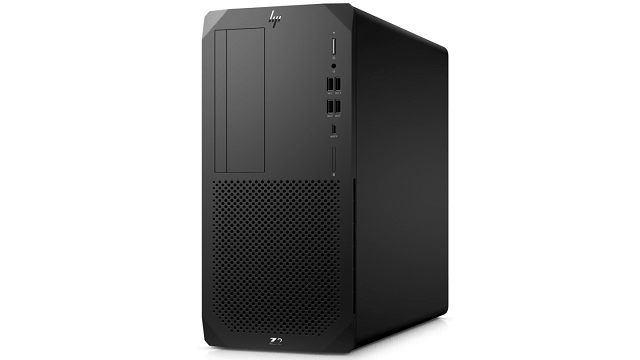 HP Z2 Tower G5　右斜め前から