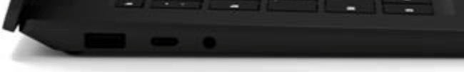 Surface Laptop 4の左側面インターフェイス