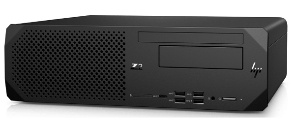 HP Z2 SFF G5 Workstation　右斜め前から