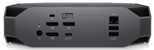 HP Z2 Mini G5 WorkStation　背面