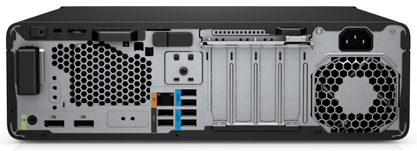 HP Z2 SFF G5 Workstation　背面