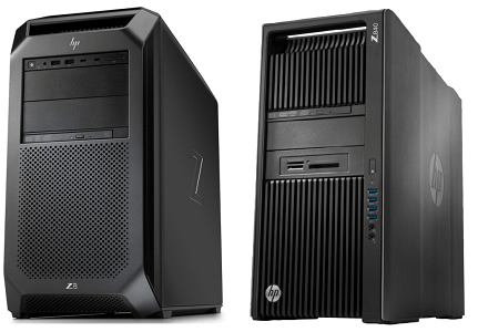 HP Z8 G4と旧モデルのZ840の筐体比較