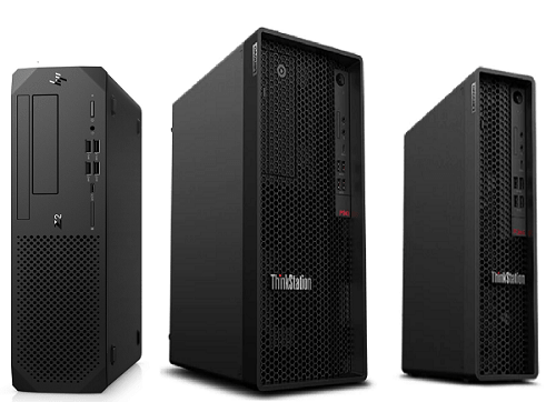 HP Z2 SFF G5とThinkStation P340 SFF、P340 Towerの筐体比較