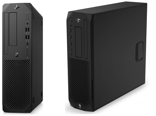 HP Z2 SFF G5とHP Z2 SFF G4の筐体比較