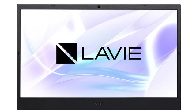 Lavie Direct N15(A) 2021年秋冬モデルのディスプレイ