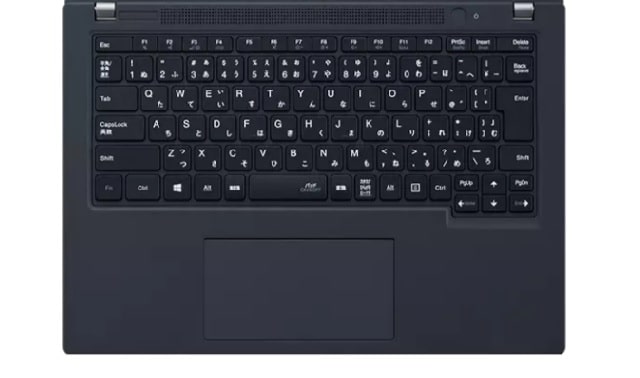 NEC Lavie Pro Mobile 2021年春モデルのキーボード