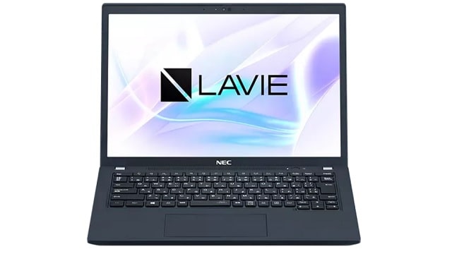 NEC Lavie Direct PM(X) 2021年夏モデル　正面