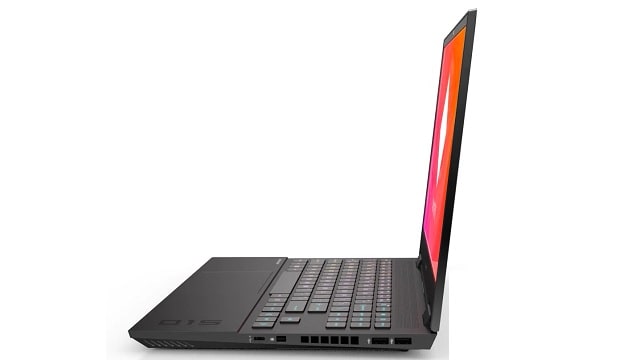 HP OMEN 15-ek0000　右側面から