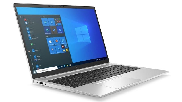 HP EliteBook 850 G8　左斜め前から