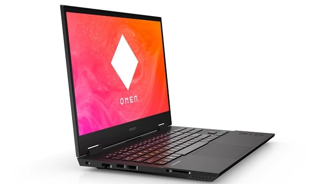 HP OMEN 15-ek0000　左斜め前から