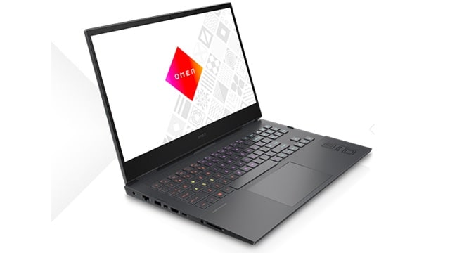 HP OMEN 16-c0000 AMD 左斜め前から