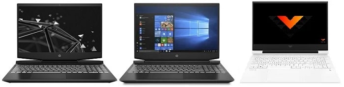 HP Pavilion gaming 15-dk2000と比較機種の筐体