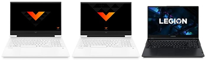 HP Victus 16と比較機種の筐体