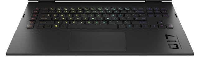 HP OMEN 17-ck0000のキーボード