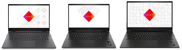 HP OMEN 16-c0000と比較機種の筐体比較