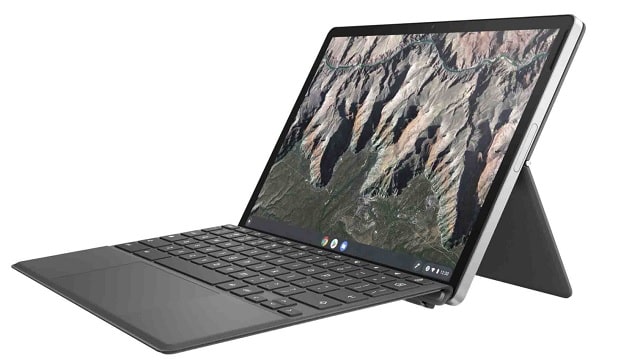 HP Chromebook x2 11　右斜め前から