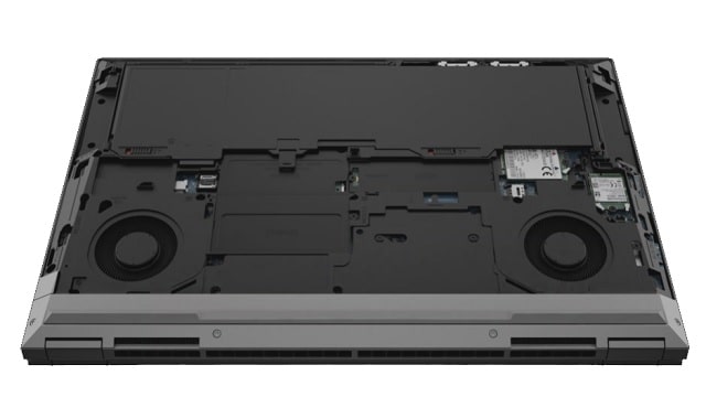 ZBook Fury 17.3inch G8の筐体内部 