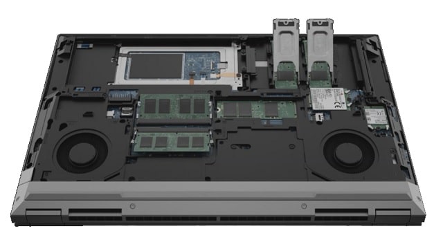 ZBook Fury 15.6inch G8の筐体内部
