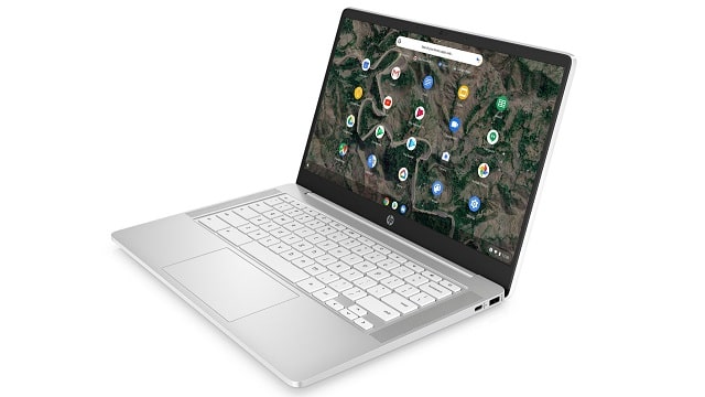 HP Chromebook 14a-nd0000　右斜め前あら